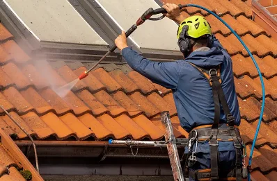 Démoussage et hydrofuge de toiture à Ellecourt